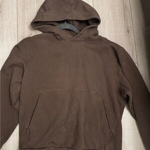 lululemon light brown steady state hoodie